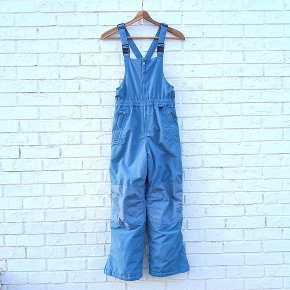 Lands end Bib Snow Pants size 12 Blue